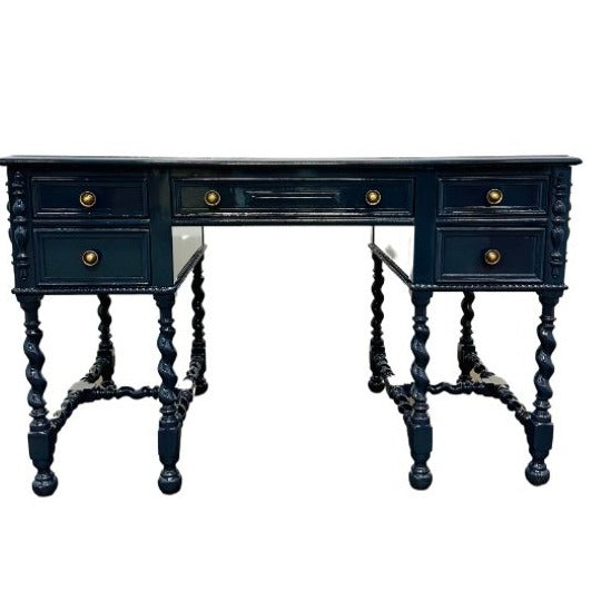 AVAILABLE: Hale Navy Spindle Desk