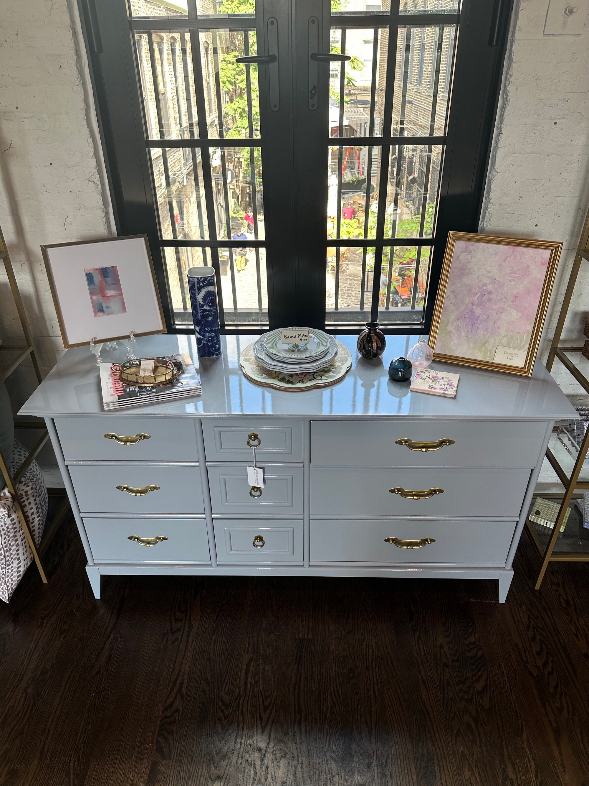 AVAILABLE: New Hope Gray Dresser by Broyhill
