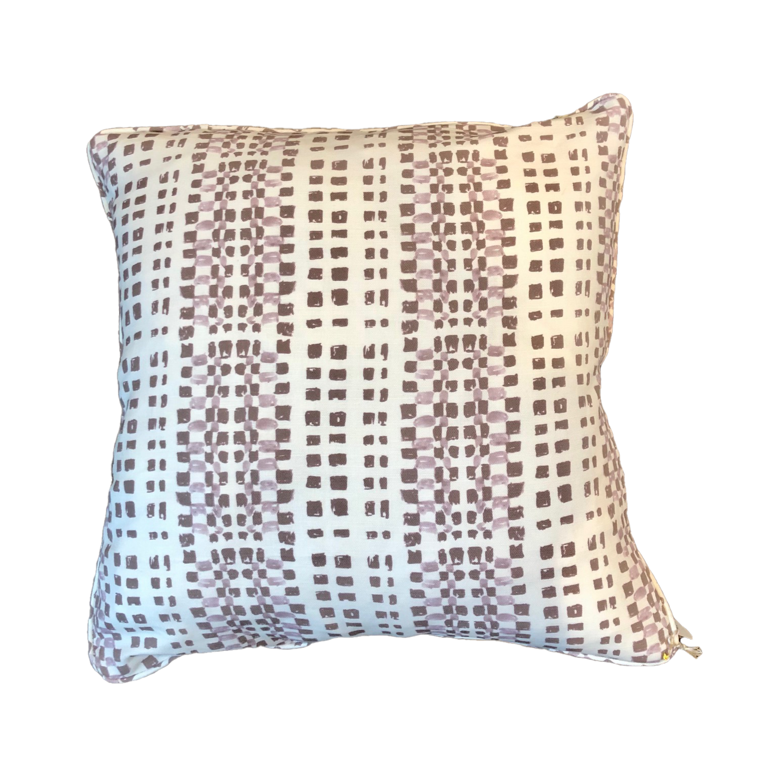 AVAILABLE: Purple / White Stone Textile Decorative Pillow Cover