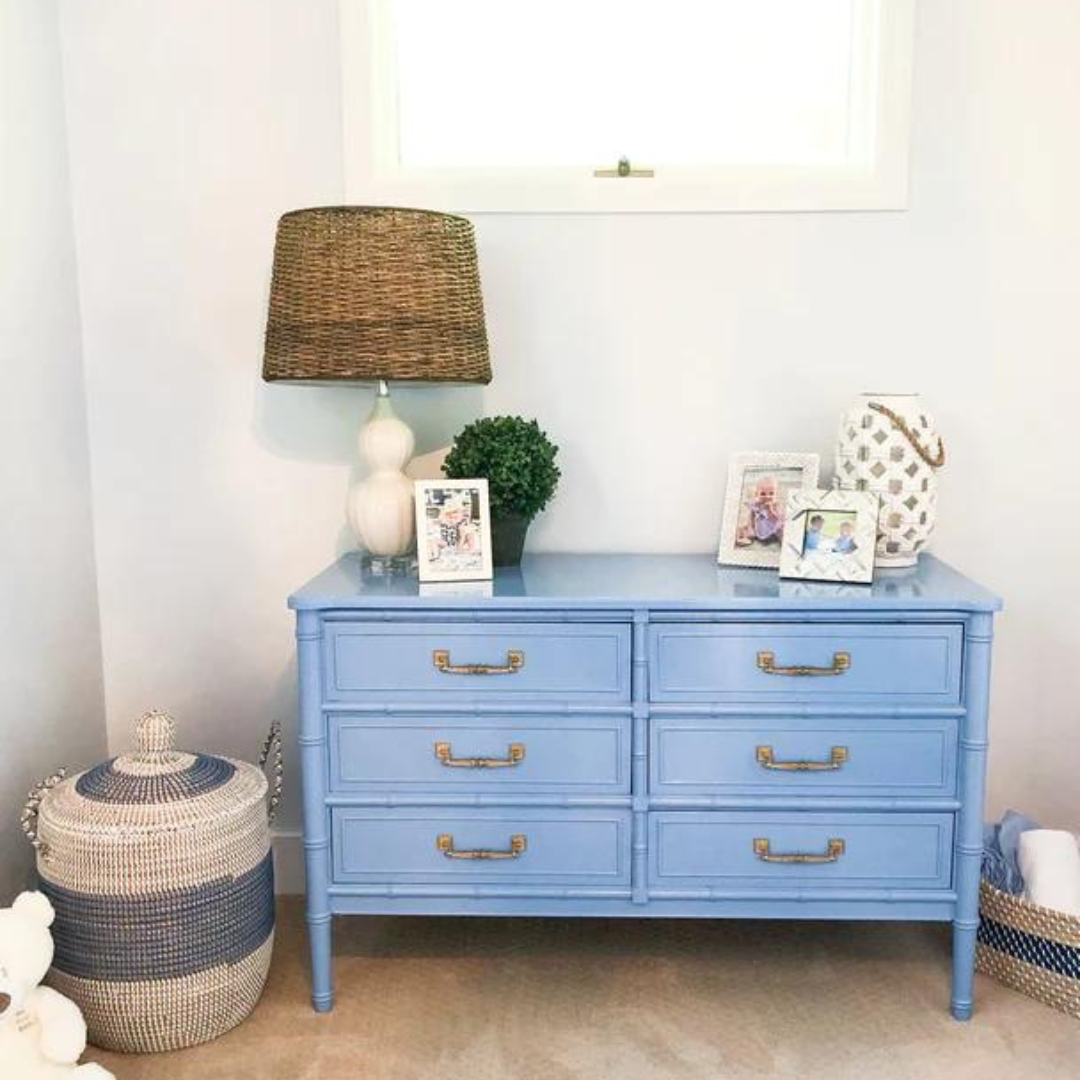 How to Pull Off a Blue & White Nursery...For a GIRL!