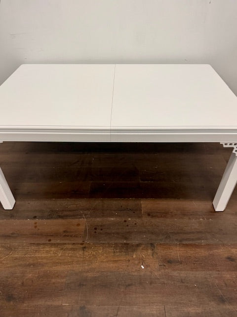 AVAILABLE: White High Gloss Drexel Heritage Dining Table - Vintage
