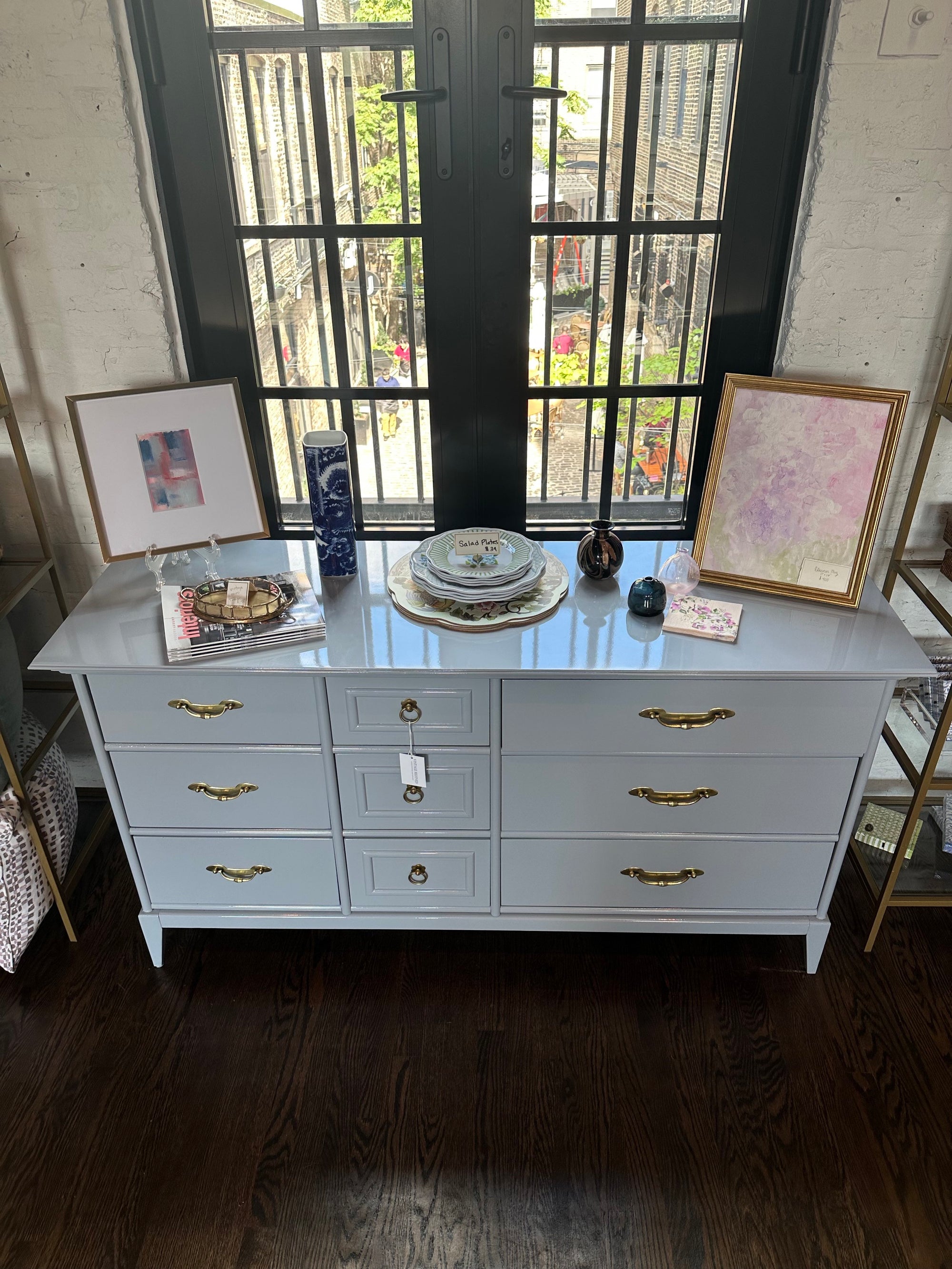 AVAILABLE: New Hope Gray Dresser by Broyhill - Vintage Refined AVAILABLE: New Hope Gray Dresser by Broyhill - Vintage Refined