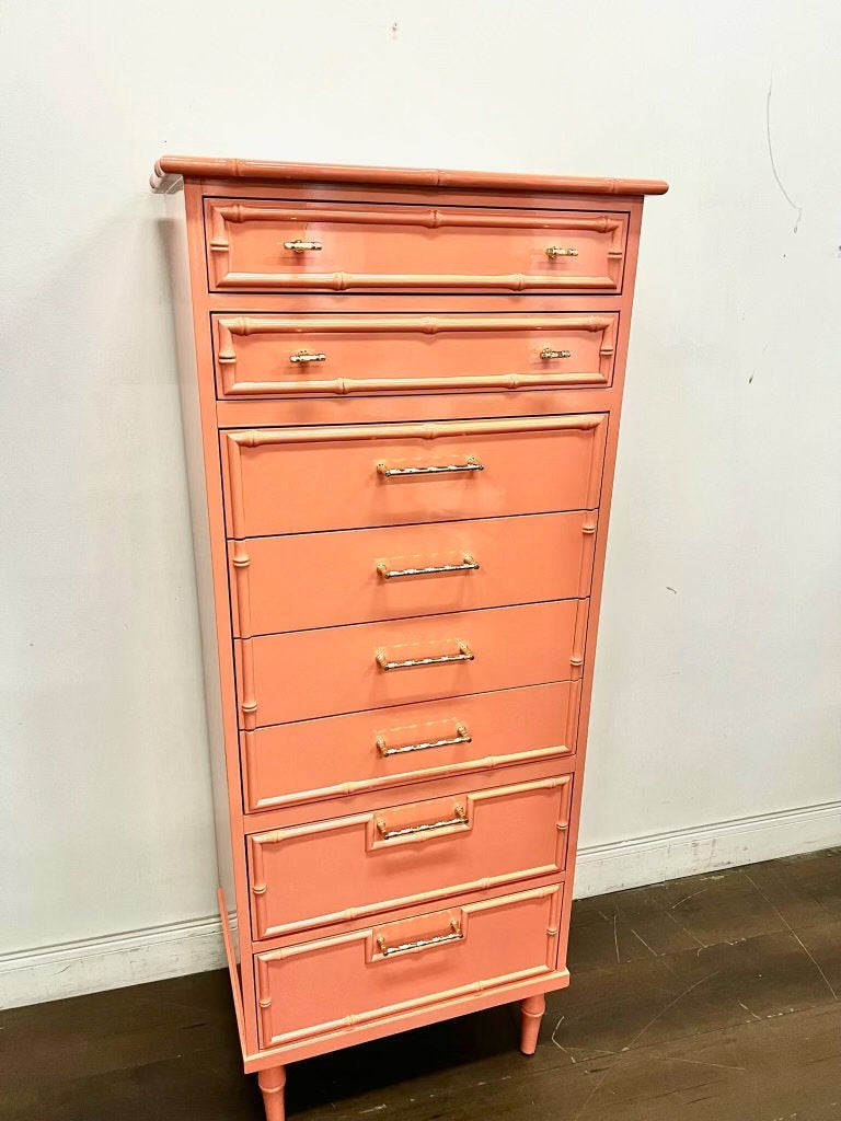 AVAILABLE: Faux Bamboo Lingerie Chest
