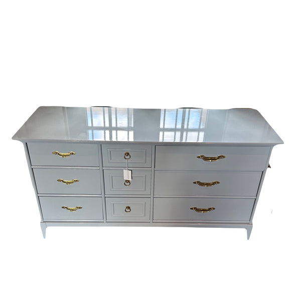 AVAILABLE: New Hope Gray Dresser by Broyhill