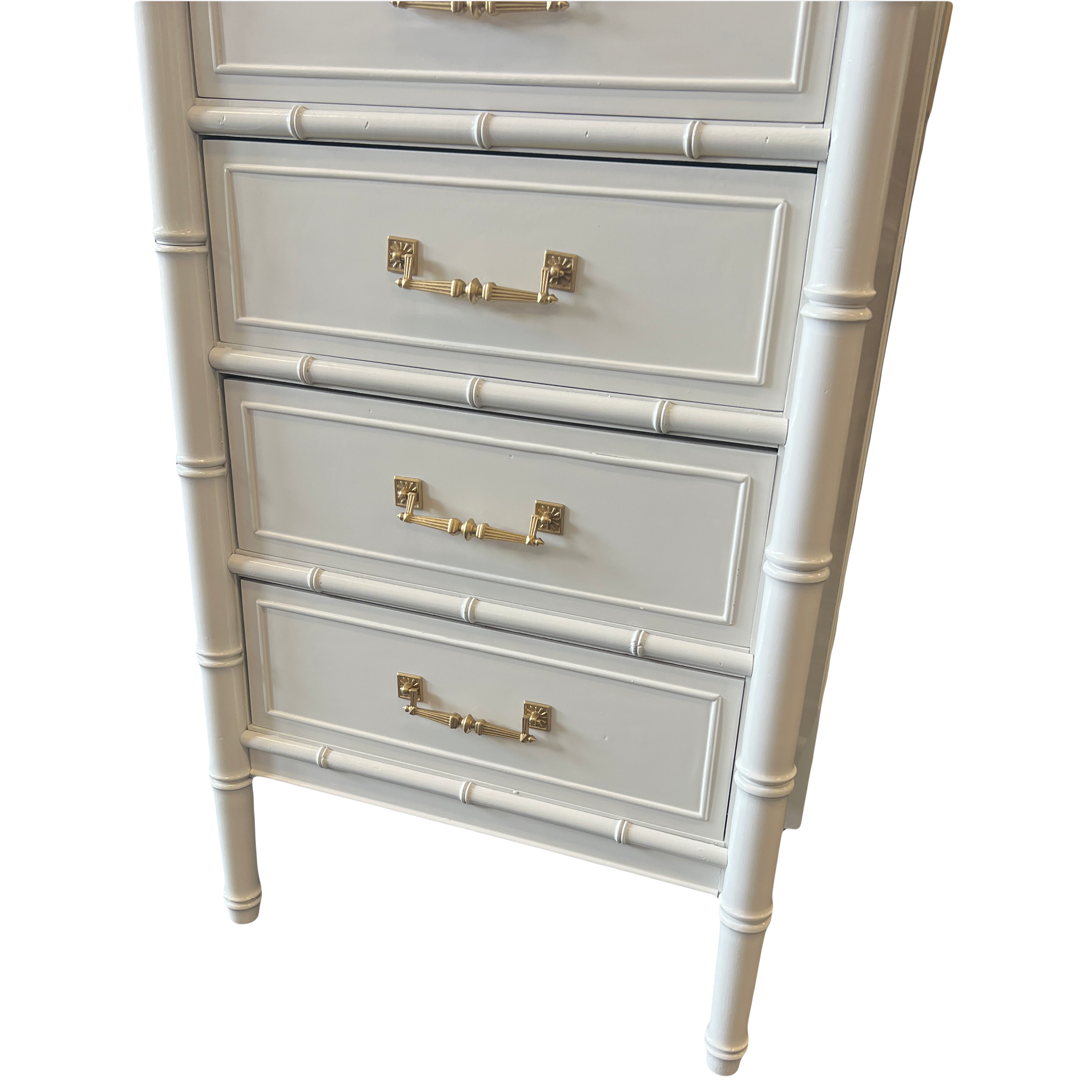 bamboo dresser white Yellow and Faux and Rattan dovetailed drawers Fretwork Bamboo Sofa Table