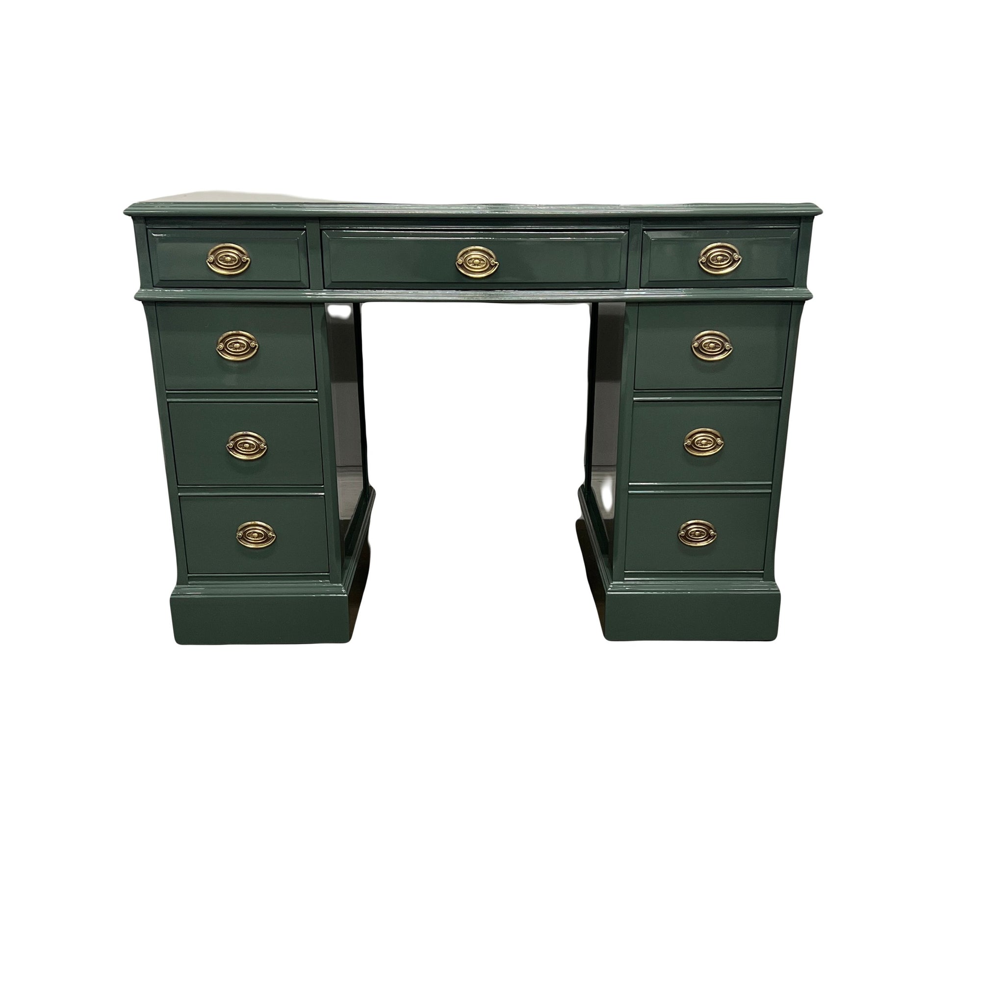SOLD: Green Lacquered Desk