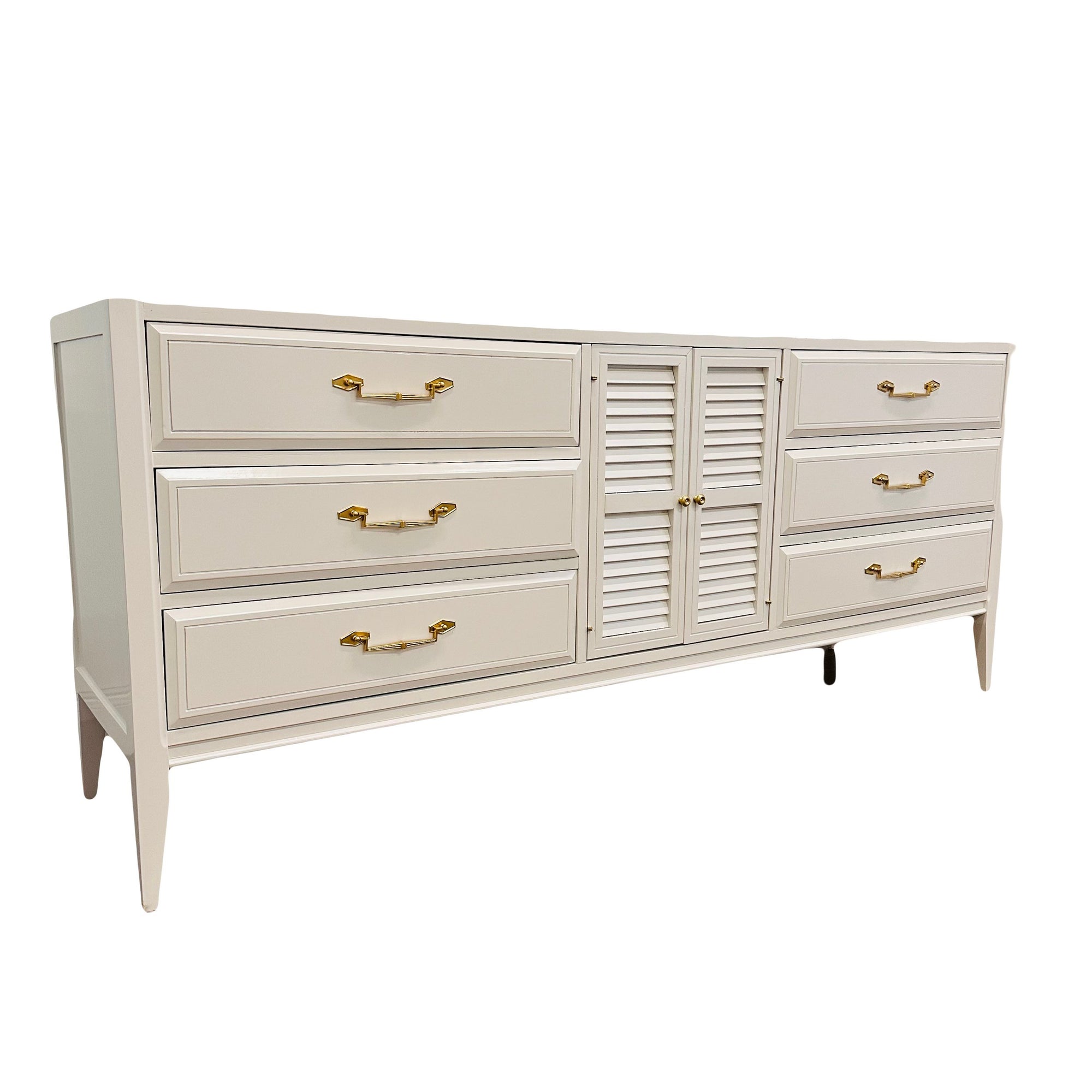 AVAILABLE: Pearly White Transitional Basic-Witz Dresser