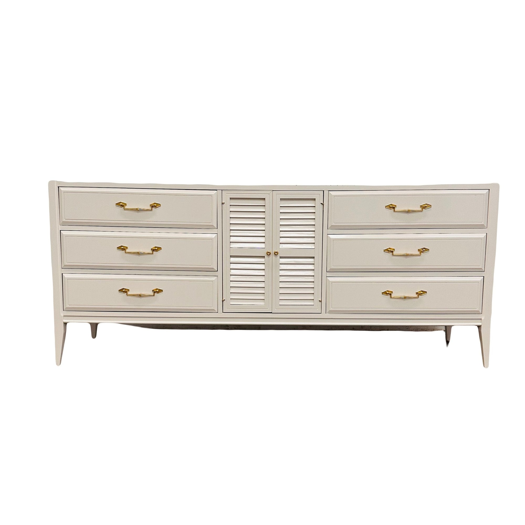 AVAILABLE: Pearly White Transitional Basic-Witz Dresser